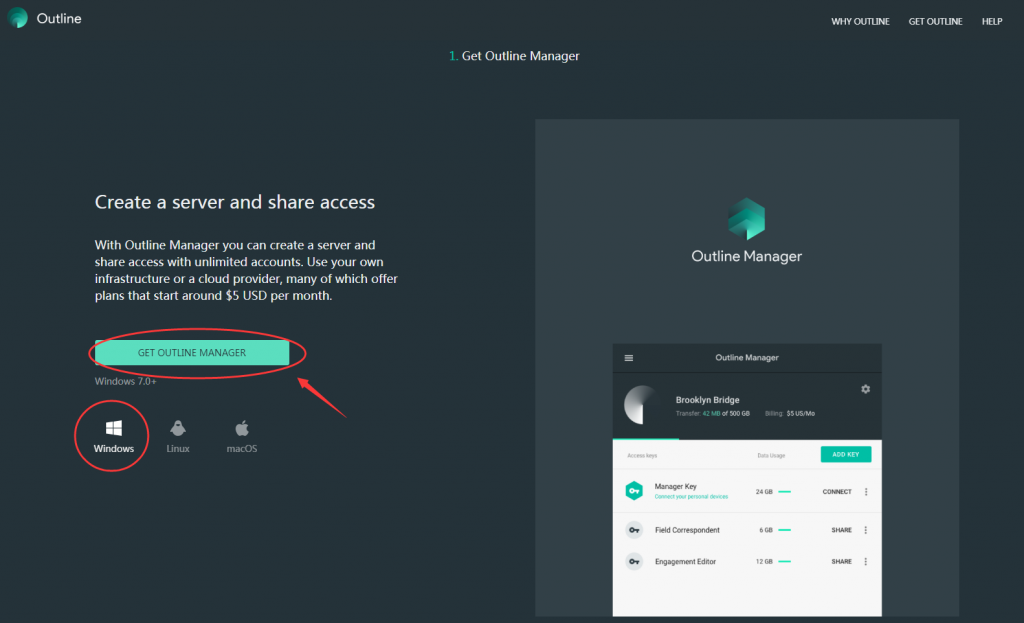 使用谷歌Outline搭建VPN服务器插图
