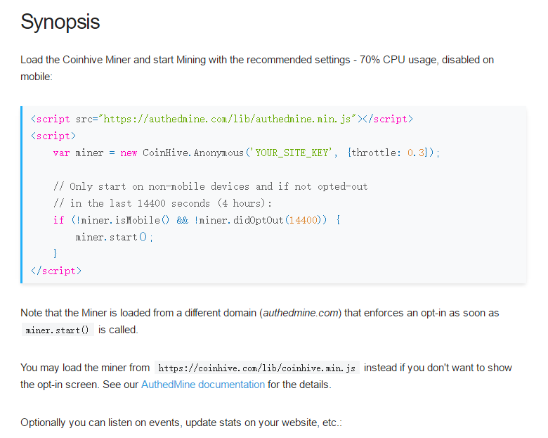 【娱乐向】利用网页挖矿将网站访客变现插图7