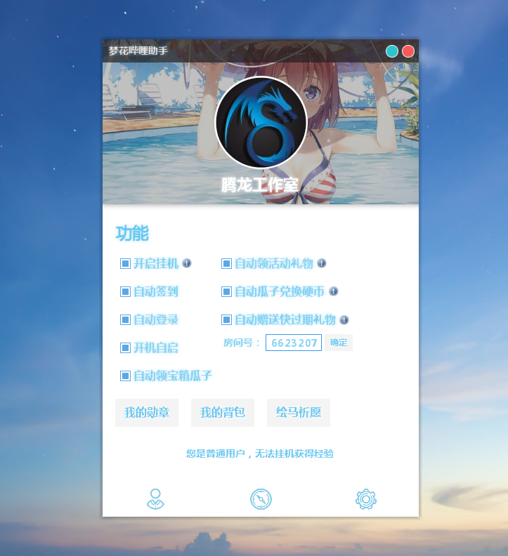 梦花BILIBILI挂机助手插图1