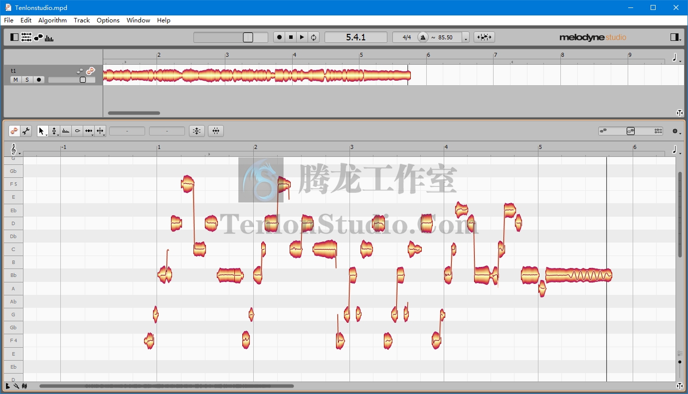 音高修正软件 Celemony Melodyne Studio v4.2.4.001 破解版