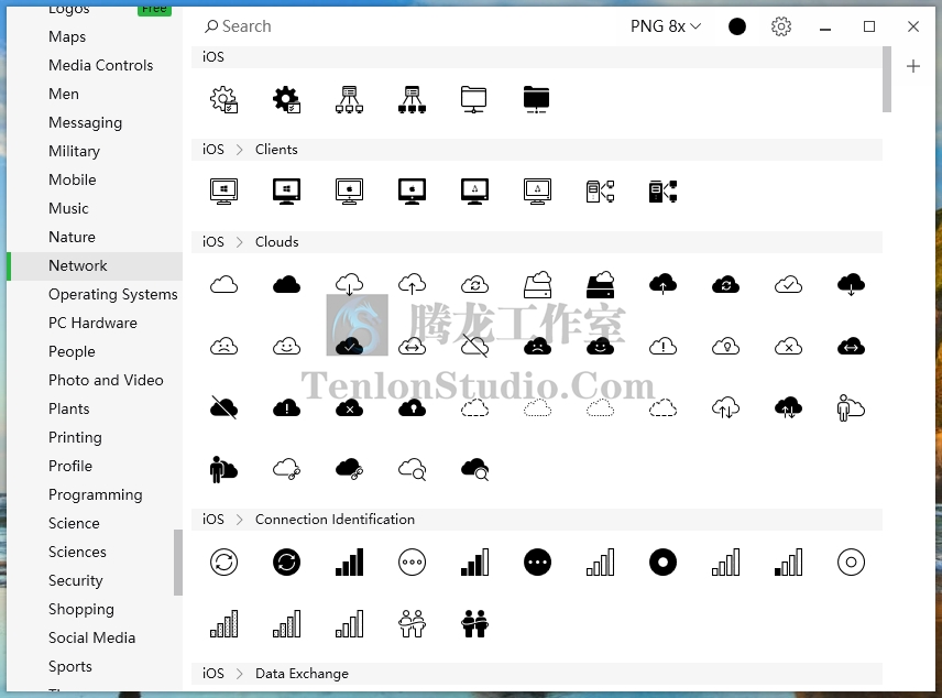 图标资源包工具 Icons8 Pichon for Windows v7.5.3 破解版插图1