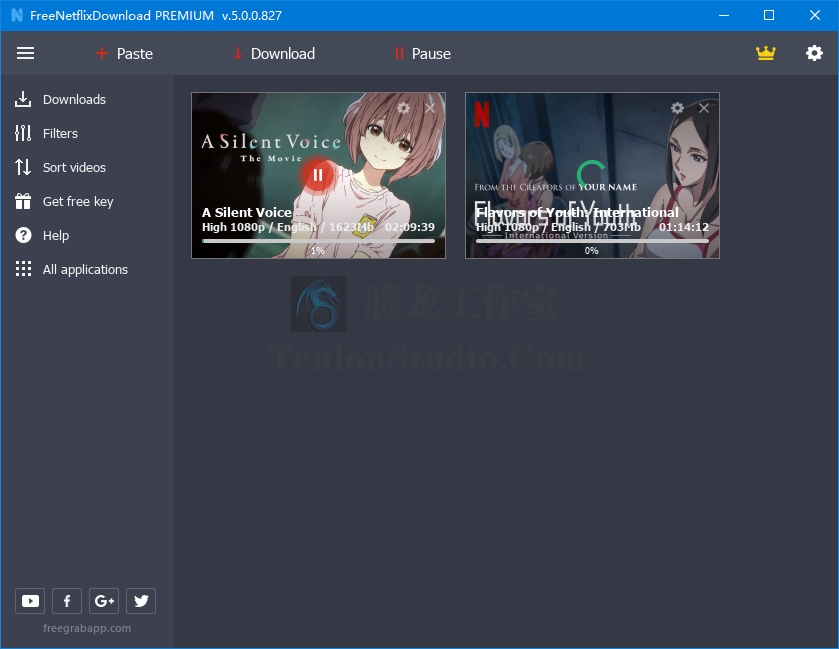 网飞下载工具 FreeGrabApp Free Netflix Download Premium v5.1.2.527 破解版插图 网飞下载工具 FreeGrabApp Free Netflix Download Premium v5.1.2.527 破解版插图
