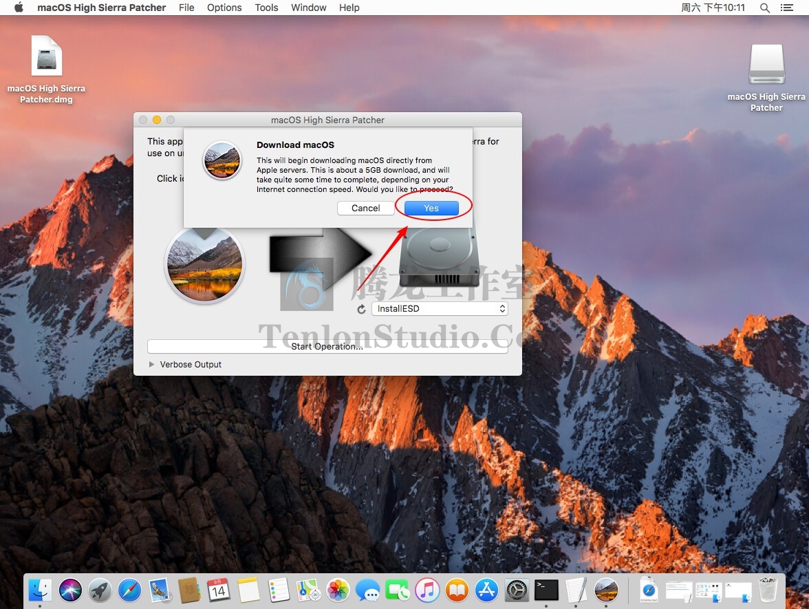 利用macOS Patcher下载macOS原版安装包并校验SHA1值插图1