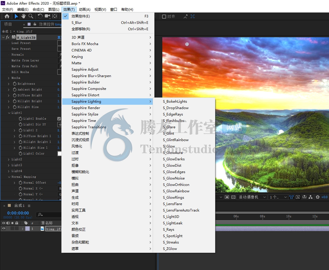 Boris FX Sapphire 2020.5 for Adobe 蓝宝石视频特效插件