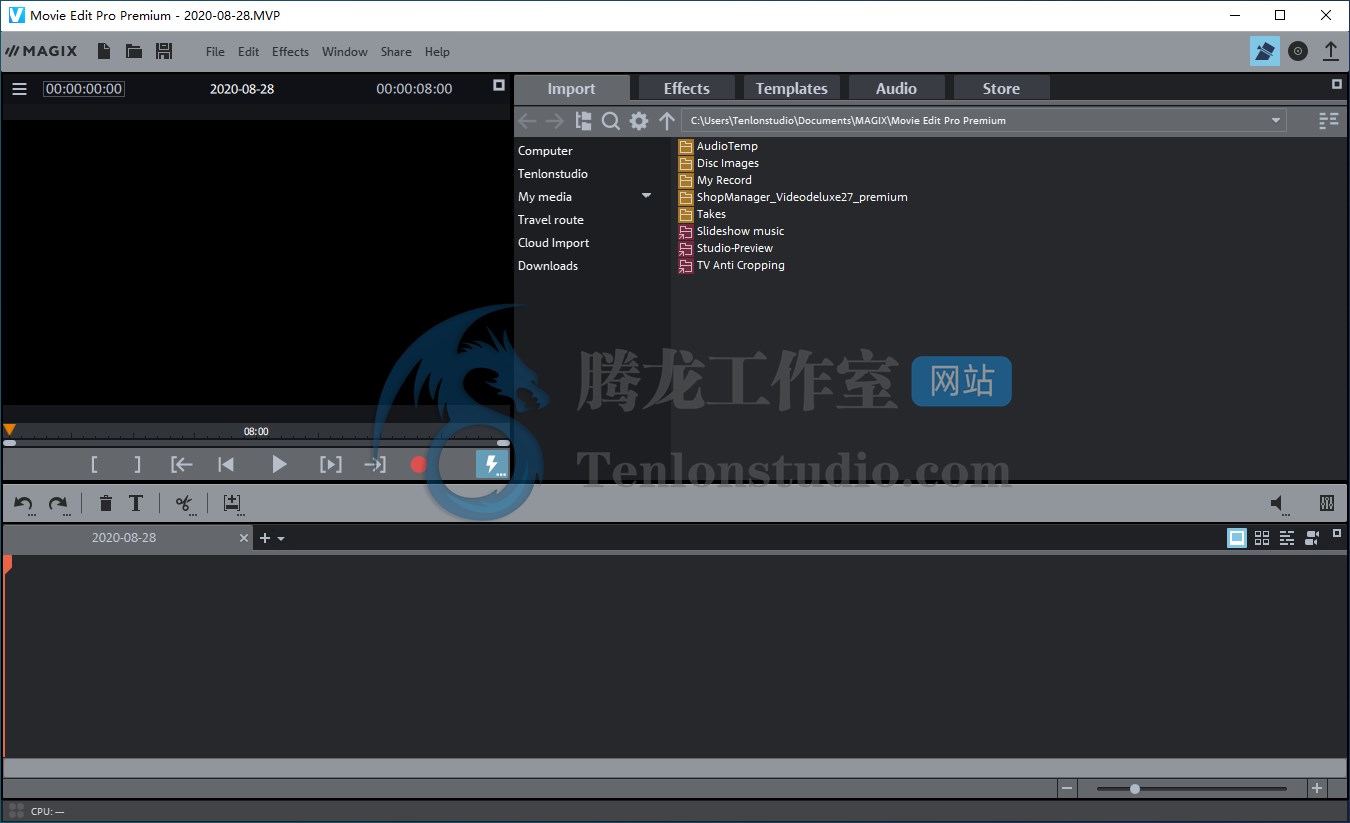 视频剪辑软件 MAGIX Movie Edit Pro 2021 Premium v20.0.1.65 破解版