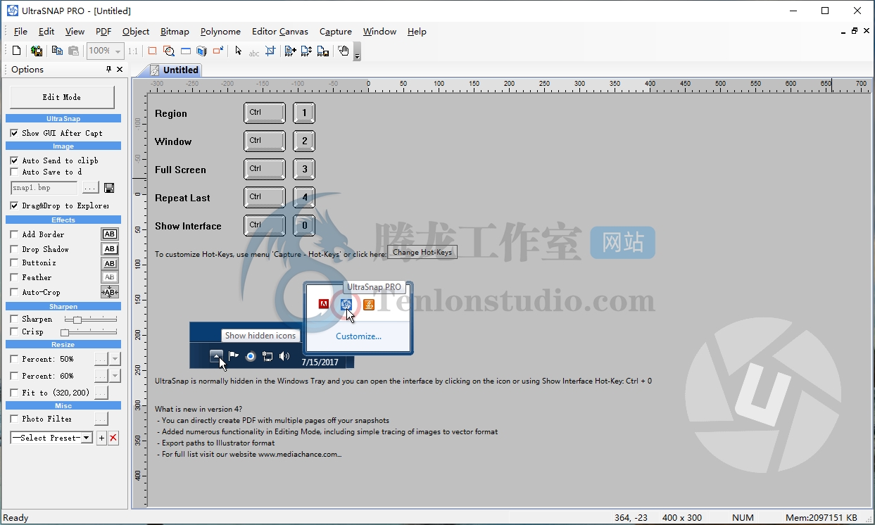 多合一图像编辑器 MediaChance UltraSnap Pro v4.8.2 破解版