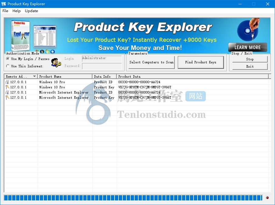 产品秘钥浏览器 Nsasoft Product Key Explorer v4.2.1.0 破解版