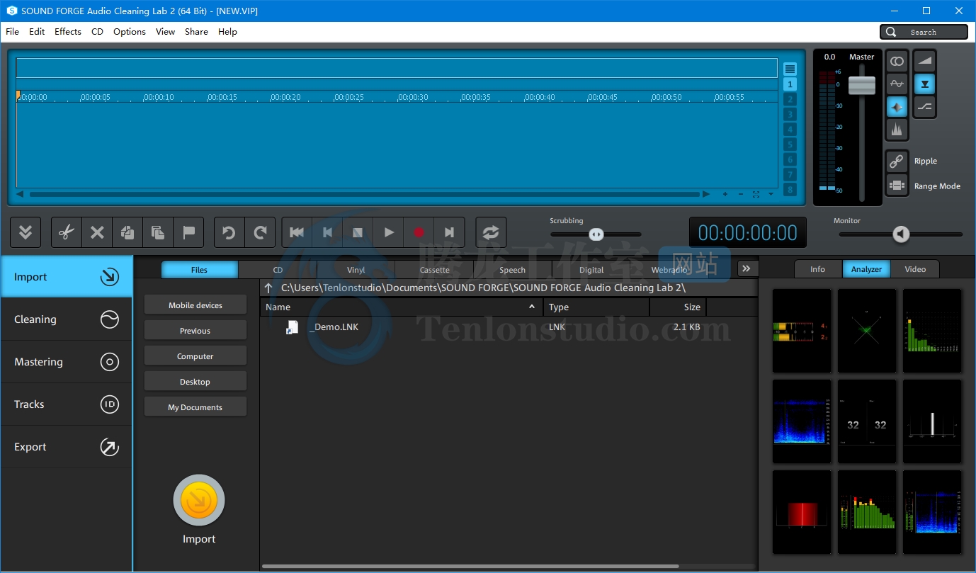 音频处理软件 SOUND FORGE Audio Cleaning Lab 2 v24.0.1.16 破解版