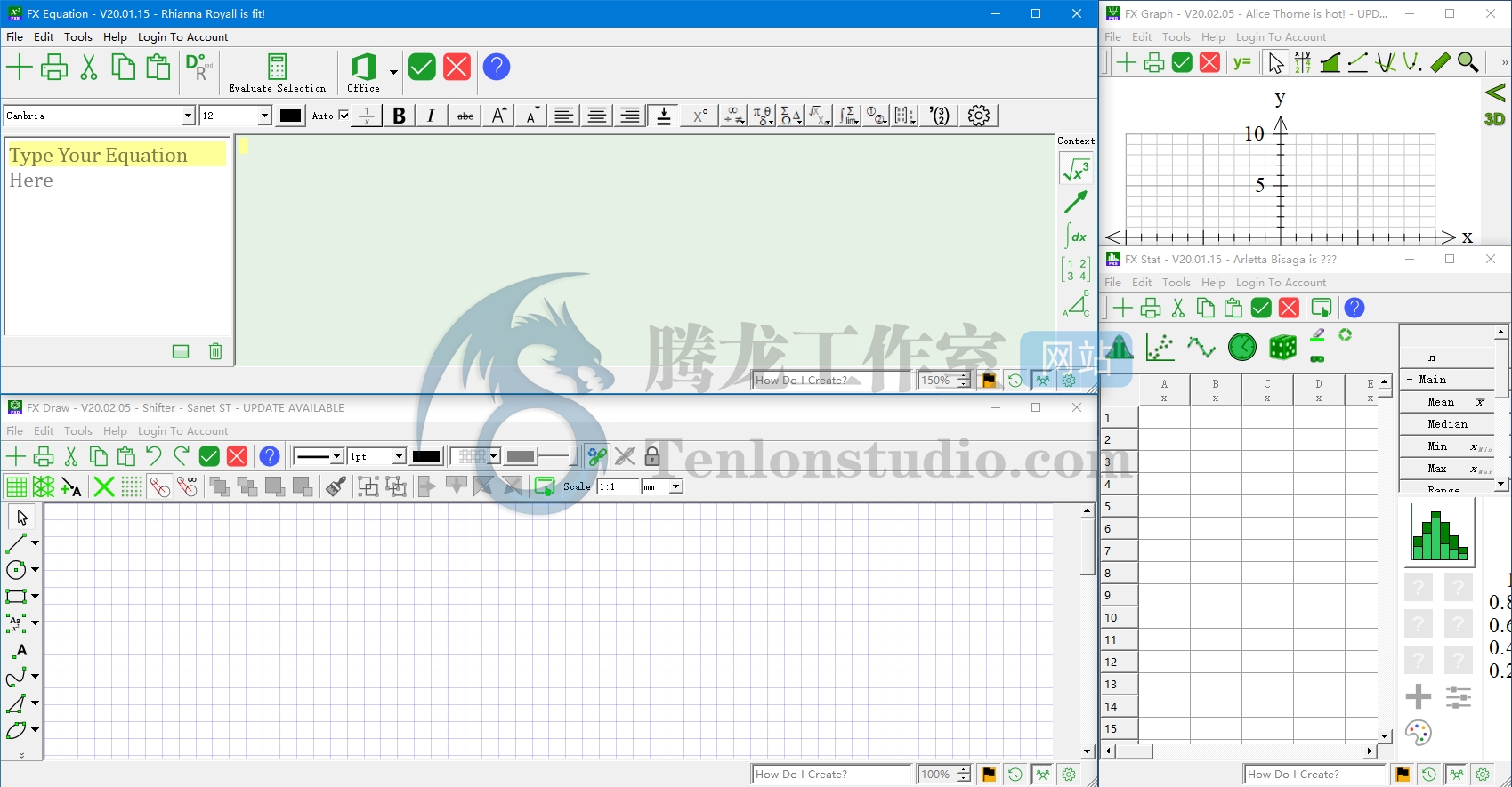数学绘图工具包 FX Draw Tools v20.02.26 破解版
