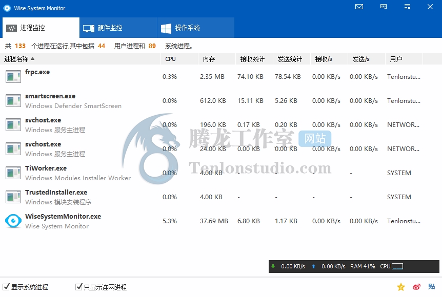 Wise System Monitor v1.5.2.126 Windows系统资源监视管理工具