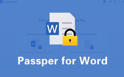 WORD文档密码破解工具 Passper for Word v3.6.1.1 破解版