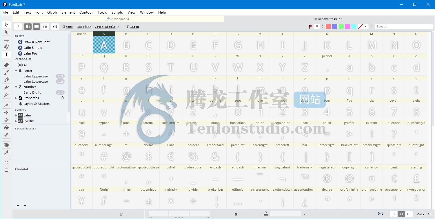 字体编辑器 FontLab v7.1.1.7383 破解版