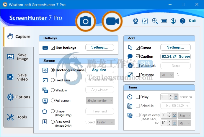 屏幕录制工具 ScreenHunter Pro v7.0.1051 破解版