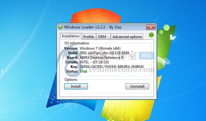 Windows 7 Loader v2.2.2 Windows7永久激活工具