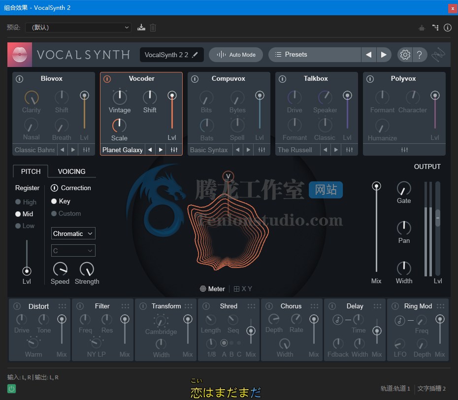 人声效果增强插件 iZotope VocalSynth 2 Pro v2.3.0.389 破解版插图