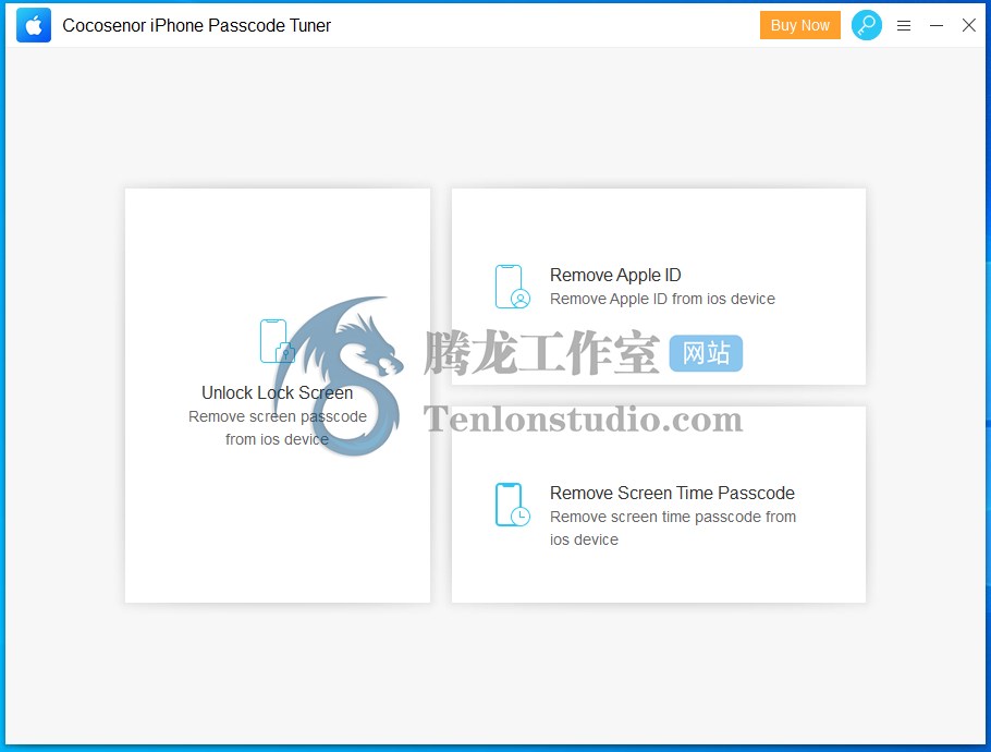 iPhone解锁工具 Cocosenor iPhone Passcode Tuner v3.1.1 破解版