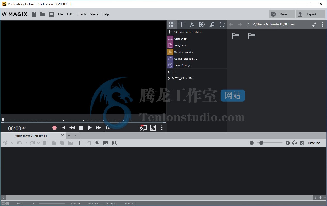 视频幻灯片制作工具 MAGIX Photostory Deluxe v20.0.1.56 破解版