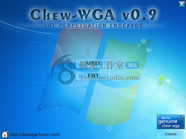 Chew-WGA v0.9 Win7旗舰版激活工具 支持GPT分区格式 –