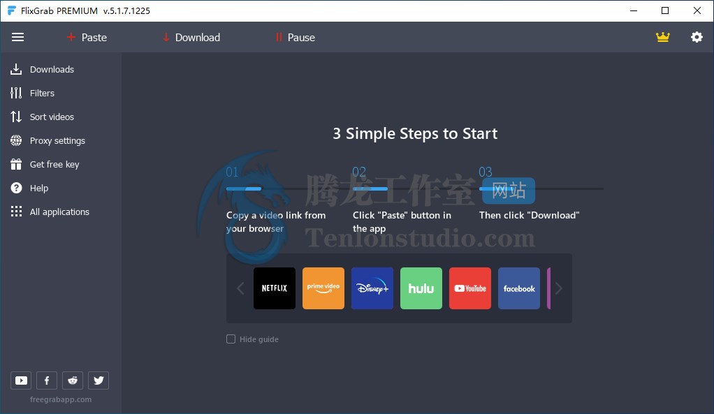 全能视频下载工具 FreeGrabApp FlixGrab Premium v5.3.12.120 便携破解版插图 全能视频下载工具 FreeGrabApp FlixGrab Premium v5.3.12.120 便携破解版插图