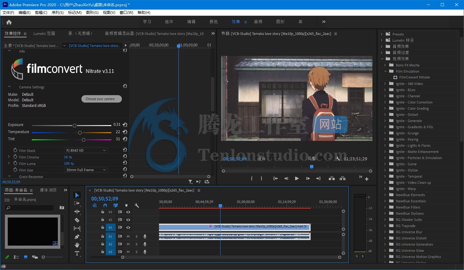 视频调色插件 FilmConvert Nitrate for After Effects & Premiere Pro v3.11 破解版插图 视频调色插件 FilmConvert Nitrate for After Effects & Premiere Pro v3.11 破解版插图