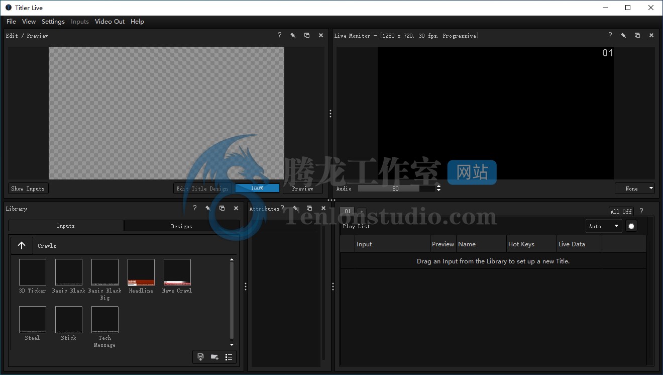 广播级实时直播包装软件 NewBlue Titler Live 4 Broadcast v4.2.210811 破解版插图 广播级实时直播包装软件 NewBlue Titler Live 4 Broadcast v4.2.210811 破解版插图