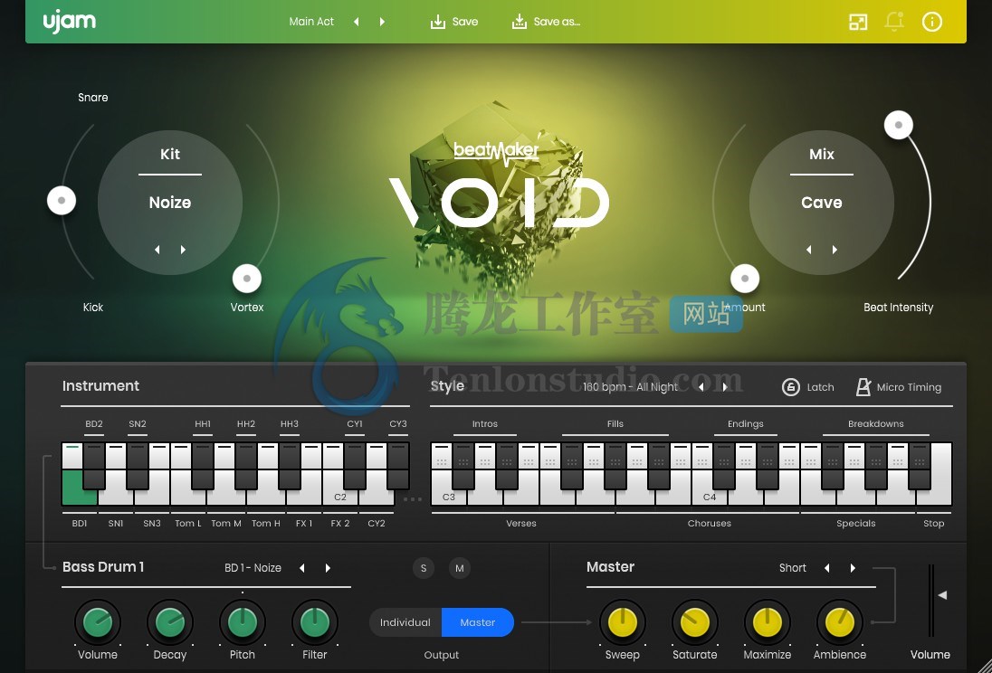 节奏打击音效插件包 UJAM Beatmaker Bundle 2023.6 VR破解版插图5 节奏打击音效插件包 UJAM Beatmaker Bundle 2023.6 VR破解版插图5