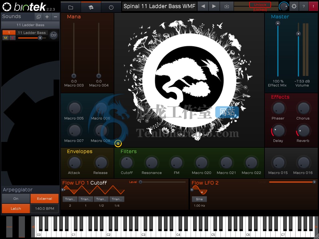 音效合成器 Tracktion Software BioTek 2 v2.3.3 R2R破解版插图 音效合成器 Tracktion Software BioTek 2 v2.3.3 R2R破解版插图