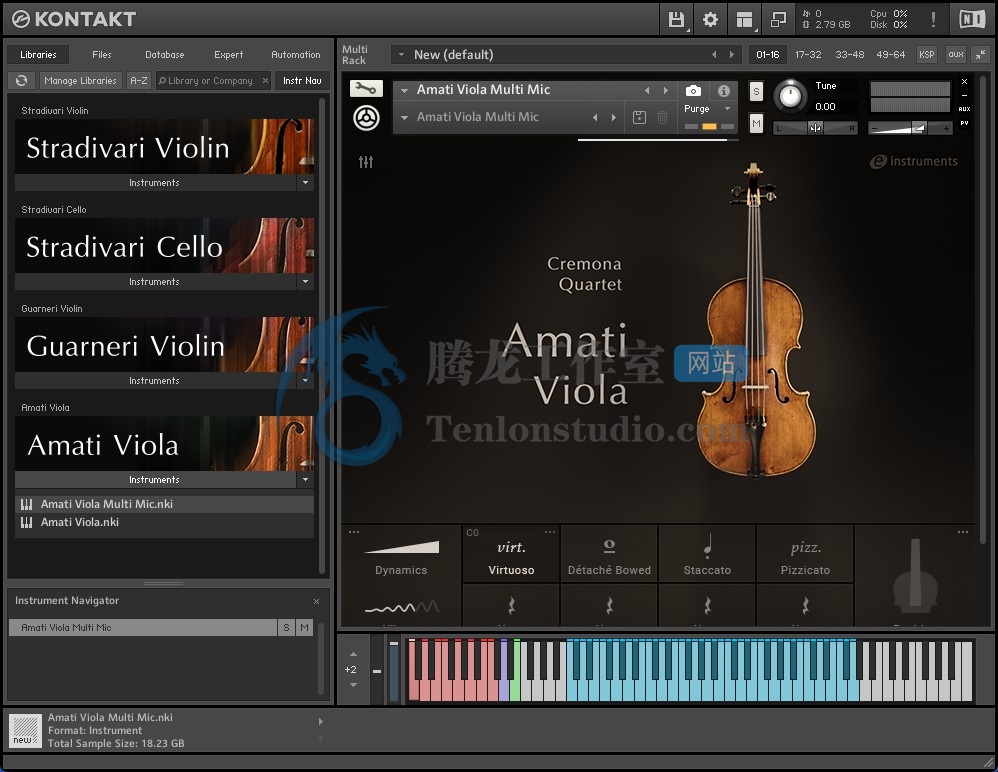 Native Instruments Cremona Quartet v1.3.0 (KONTAKT) 四款高雅专业的弦乐器音源插图3 Native Instruments Cremona Quartet v1.3.0 (KONTAKT) 四款高雅专业的弦乐器音源插图3