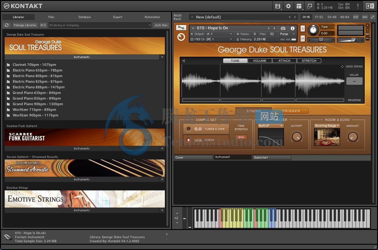 Native Instruments George Duke Soul Treasures – Kontakt老式设备录制的钢琴音色库插图 Native Instruments George Duke Soul Treasures – Kontakt老式设备录制的钢琴音色库插图
