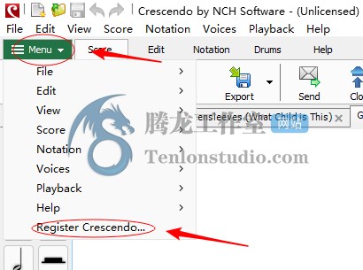 乐谱制作软件 NCH Crescendo Masters v6.96 破解版插图2