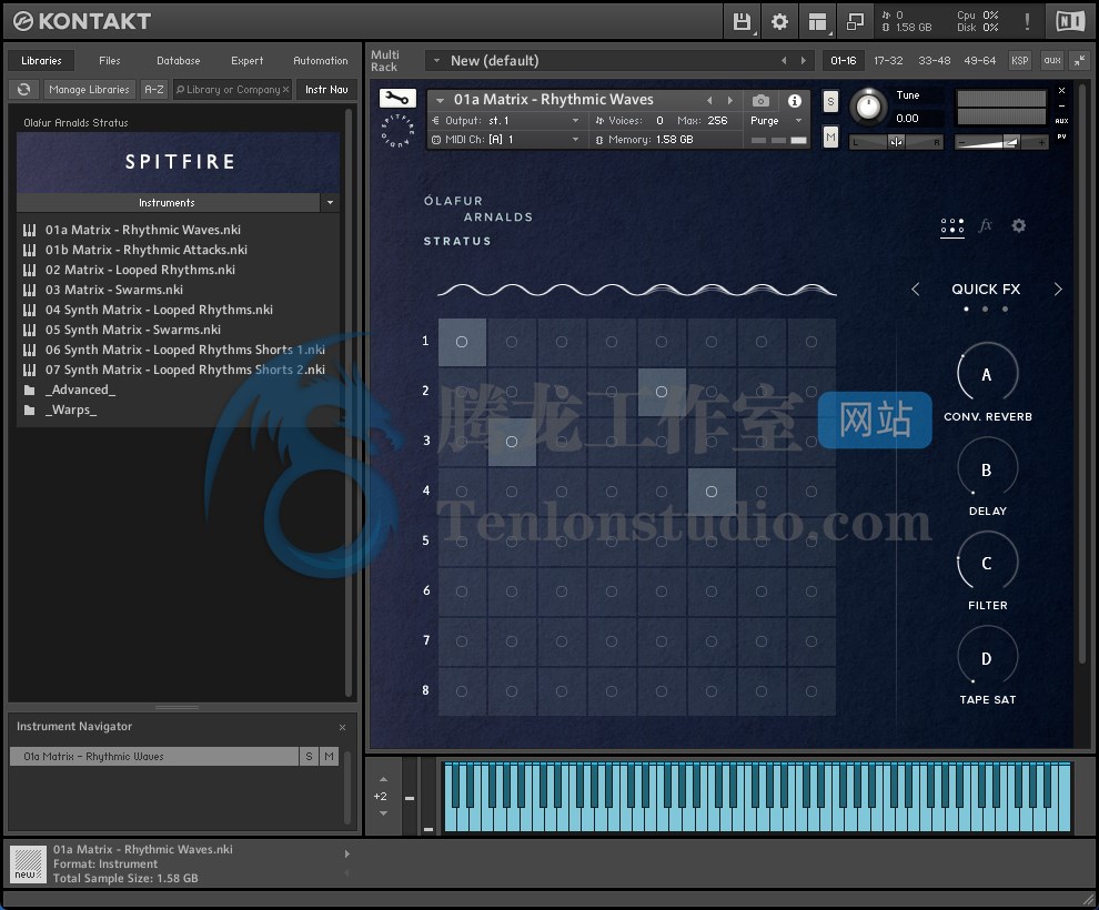 Spitfire Audio Olafur Arnalds Stratus - Kontakt有深度充满活力的钢琴音色库插图