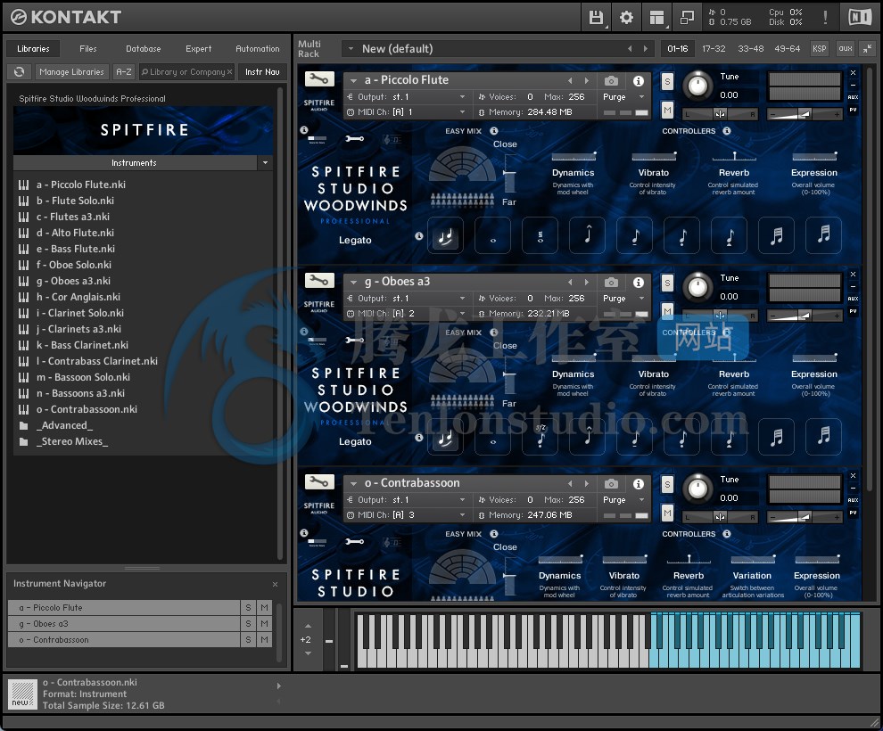 Spitfire Audio Spitfire Studio Woodwinds Professional – Kontakt专业级木管乐器音色库插图 Spitfire Audio Spitfire Studio Woodwinds Professional – Kontakt专业级木管乐器音色库插图
