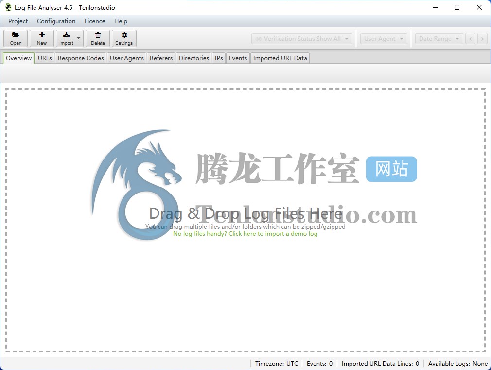SEO日志文件分析软件 Screaming Frog Log File Analyser v4.5 破解版插图