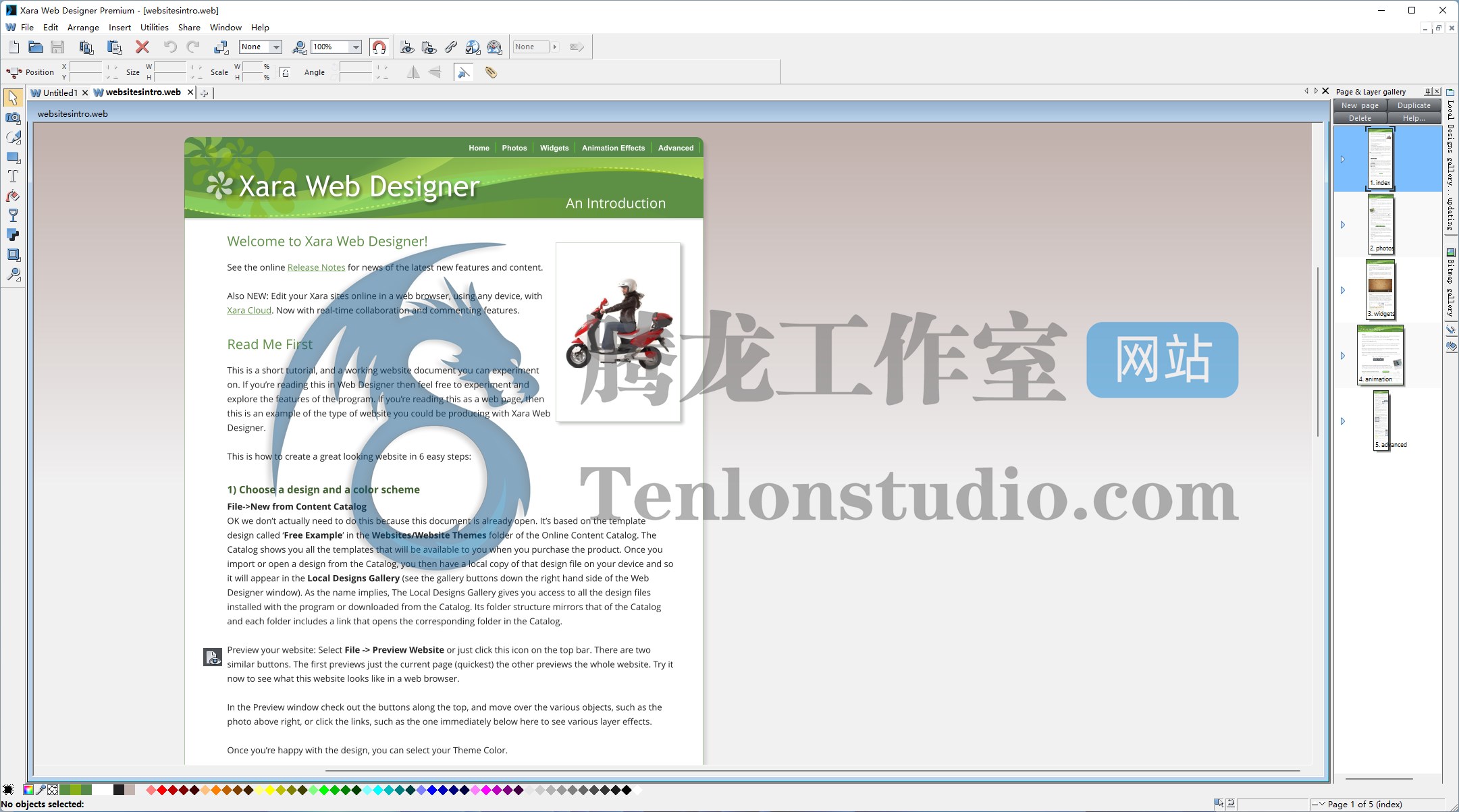 网页可视化设计工具 Xara Web Designer Premium v18.5.0.63630 破解版插图 网页可视化设计工具 Xara Web Designer Premium v18.5.0.63630 破解版插图