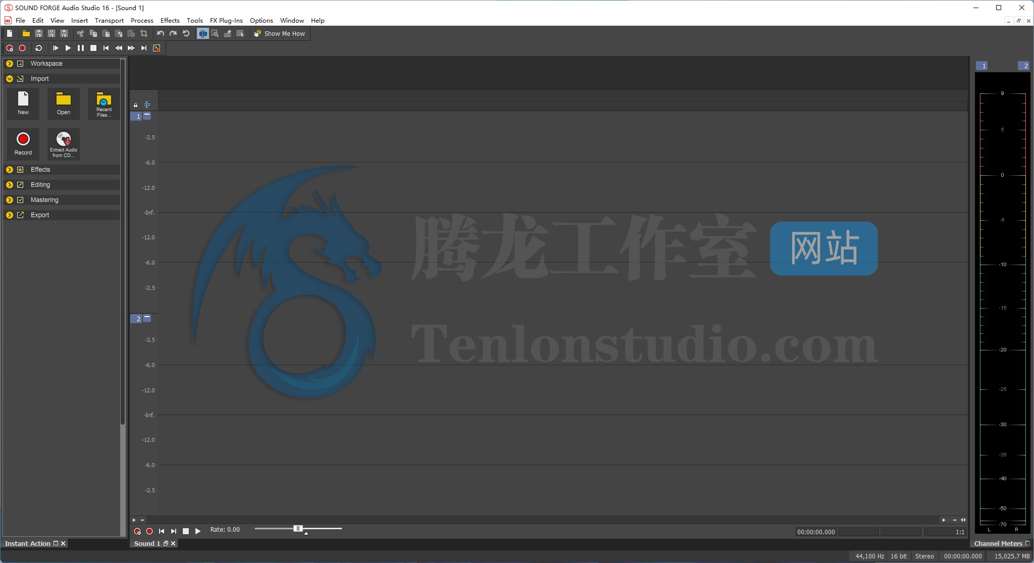 数字音频工作站 MAGIX SOUND FORGE Audio Studio v16.1.2.57 破解版插图 数字音频工作站 MAGIX SOUND FORGE Audio Studio v16.1.2.57 破解版插图