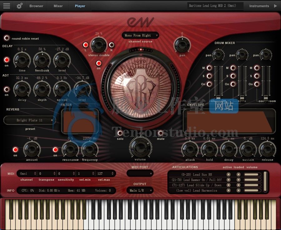EastWest Ministry of Rock 2 v1.0.5 – EastWest PLAY摇滚鼓、贝斯和吉他音色库第二弹插图 EastWest Ministry of Rock 2 v1.0.5 – EastWest PLAY摇滚鼓、贝斯和吉他音色库第二弹插图