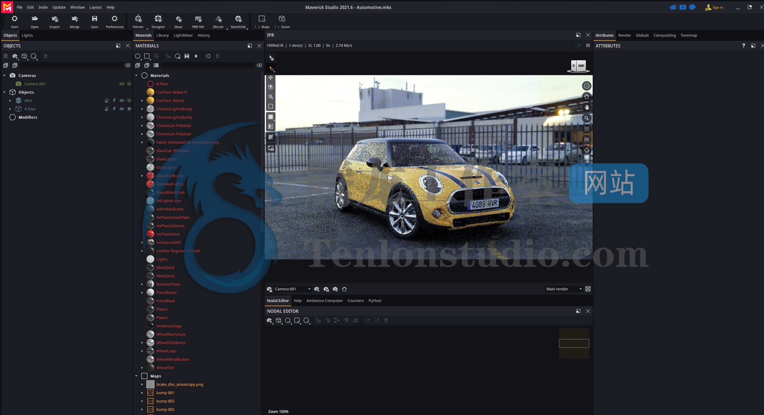 3D渲染器 Maverick Studio 2021.6 破解版插图 3D渲染器 Maverick Studio 2021.6 破解版插图