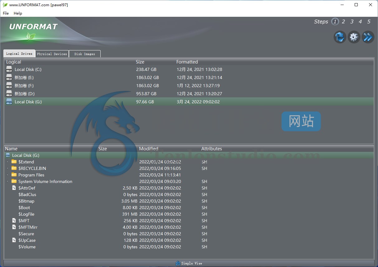 数据恢复软件 Active@ UNFORMAT Professional v22.0 破解版插图 数据恢复软件 Active@ UNFORMAT Professional v22.0 破解版插图