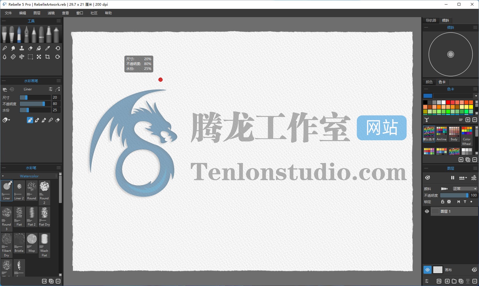 数字绘画软件 Escape Motions Rebelle Pro v5.1.1 破解版插图 数字绘画软件 Escape Motions Rebelle Pro v5.1.1 破解版插图
