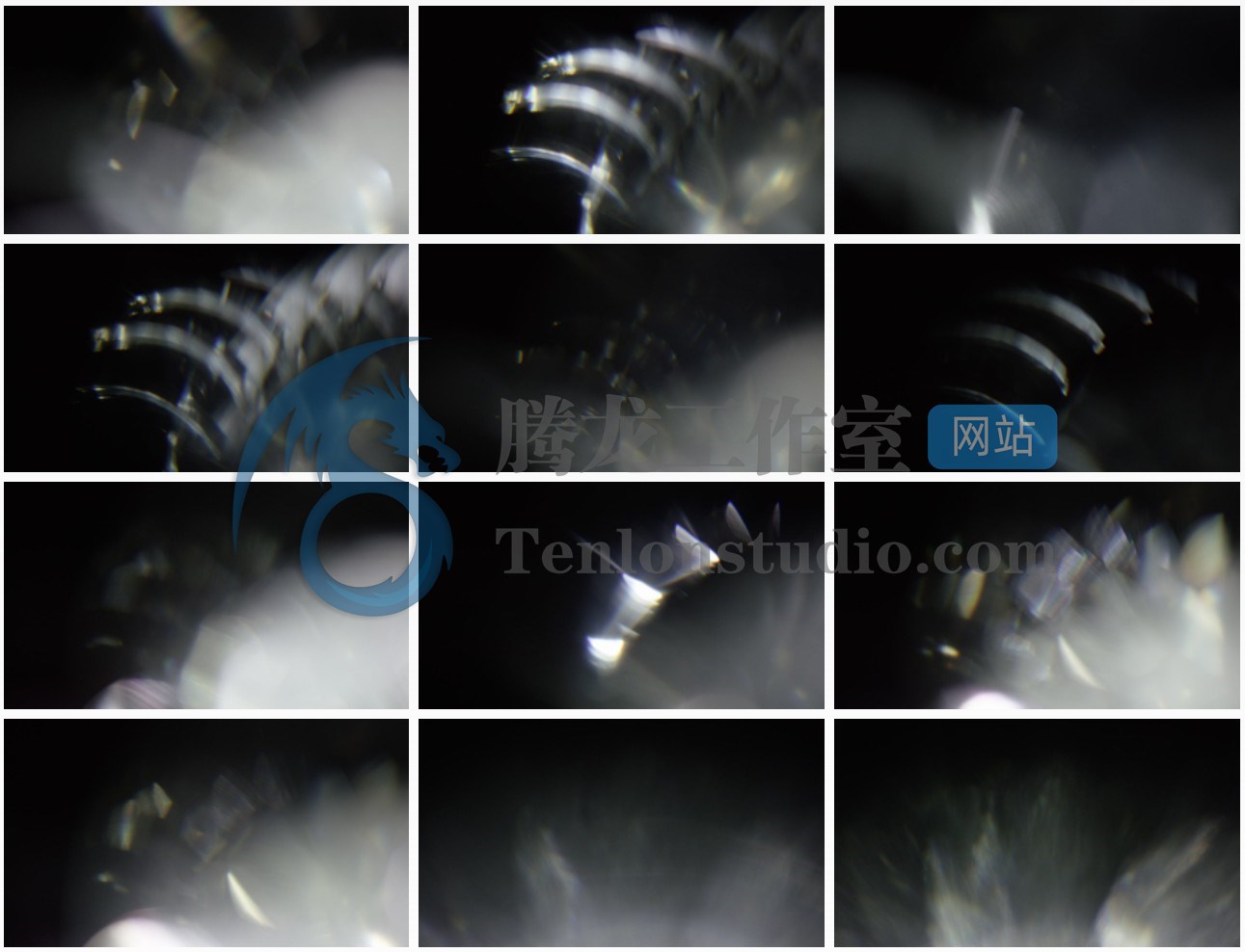 Lens Distortions Luminary – 75个镜头耀斑玻璃炫光效果4K视频素材插图