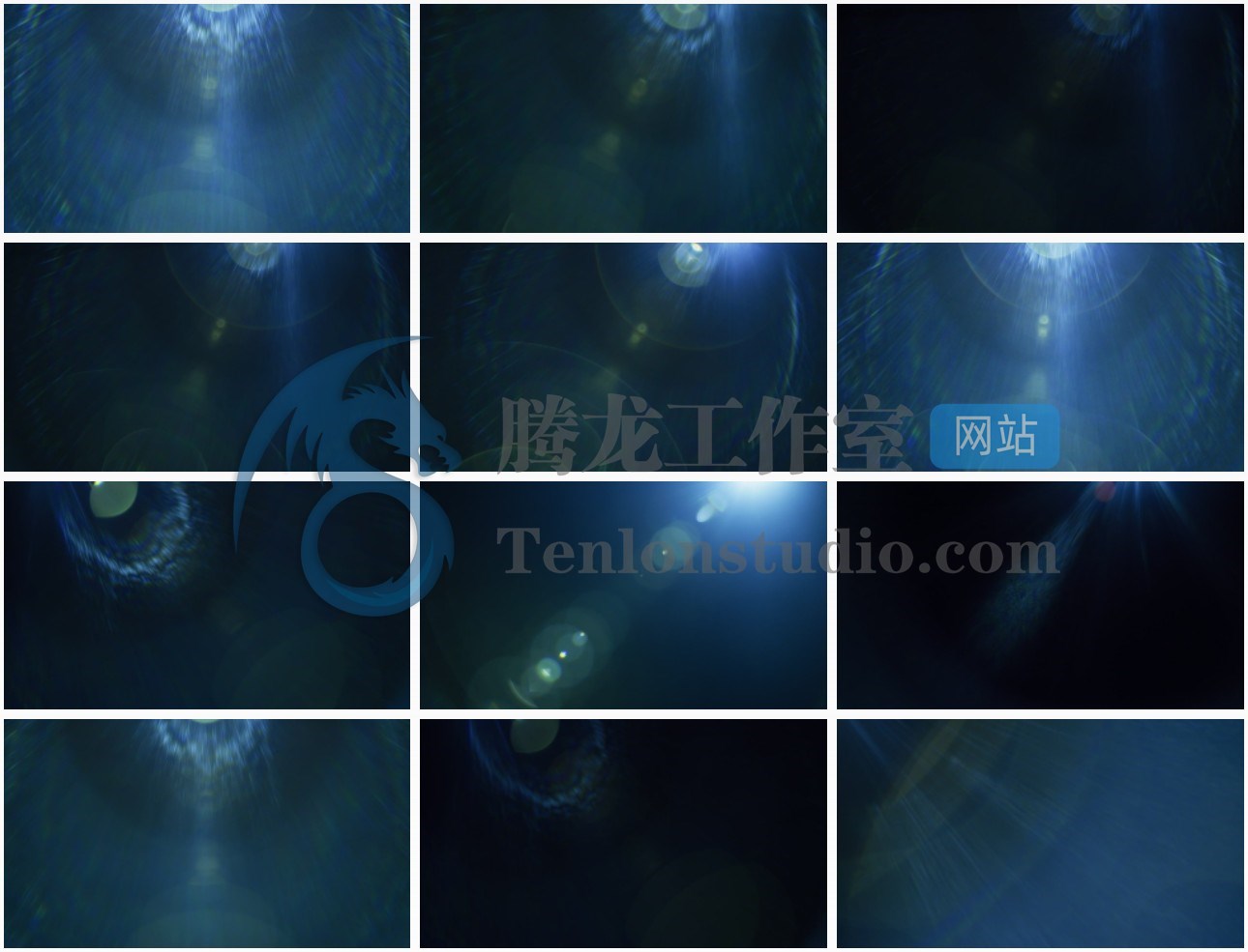 Lens Distortions Modern Light Hits – 85个深邃时尚的镜头炫光效果4K视频素材插图