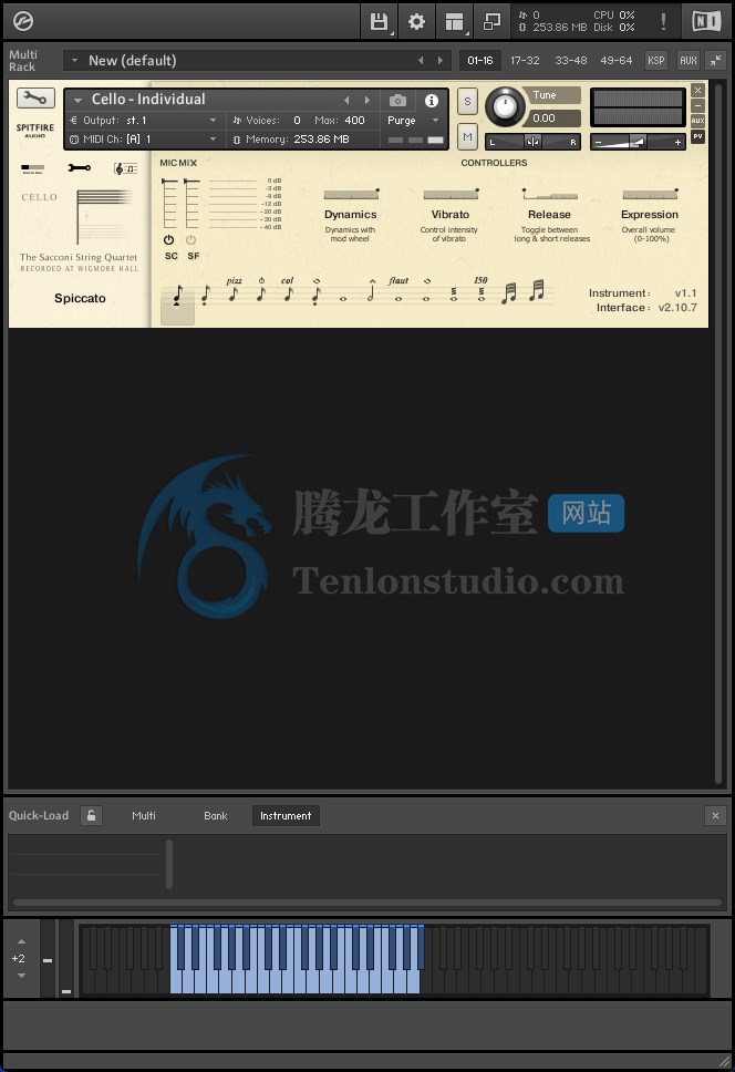 Spitfire Audio Sacconi Strings Quartet (Kontakt) 萨科尼弦乐四重奏音色库