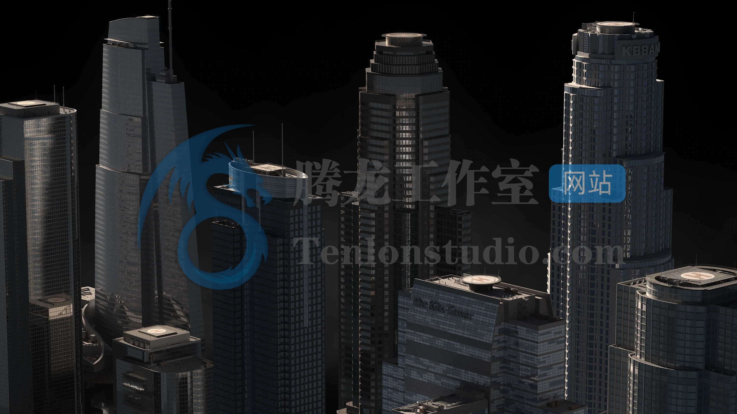 KitBash3D Los Angeles 美国洛杉矶城市建筑场景3D模型插图3 KitBash3D Los Angeles 美国洛杉矶城市建筑场景3D模型插图3