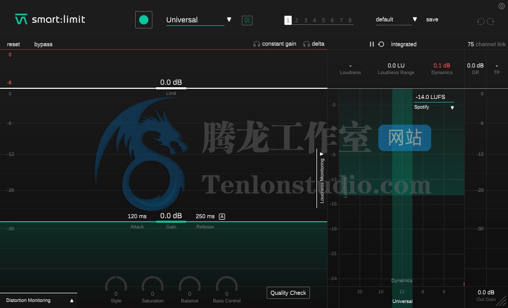 智能音频限幅器插件 Sonible Smartlimit v1.1.0插图