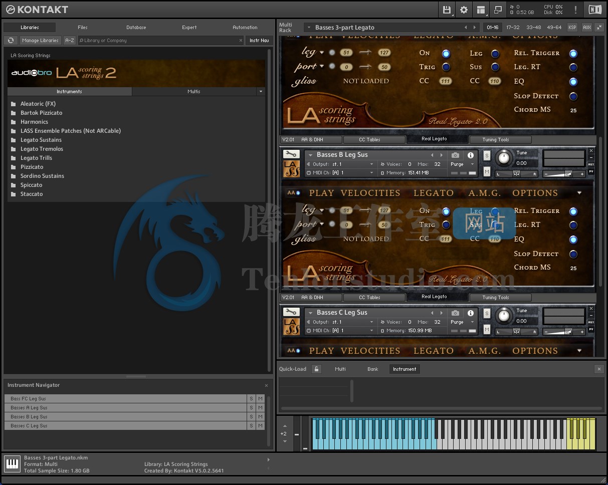 Audiobro LA Scoring Strings v2.0 (Kontakt) Lass 2 拉丝弦乐音色库插图