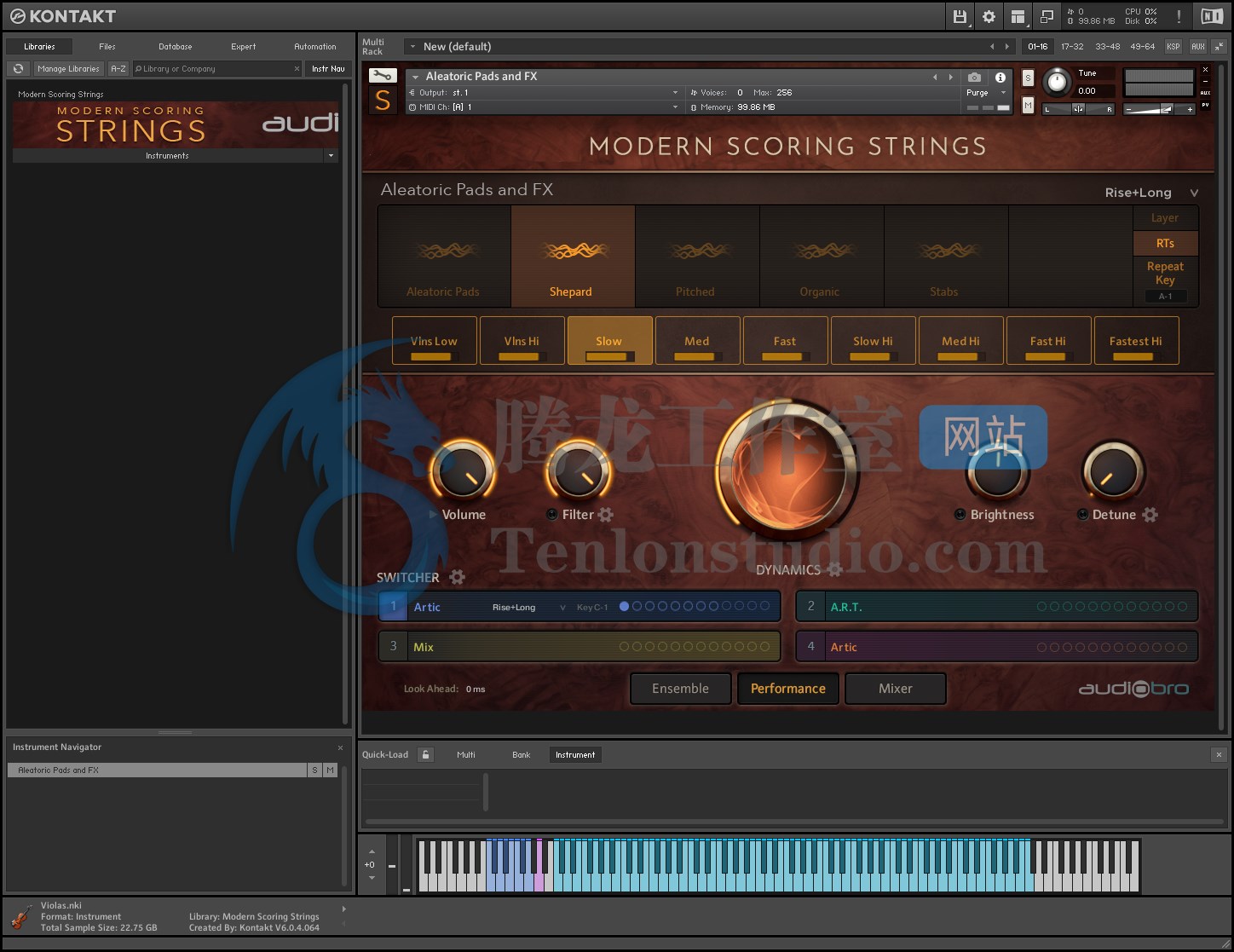 Audiobro Modern Scoring Strings (Kontakt) 大师级弦乐器音色库插图