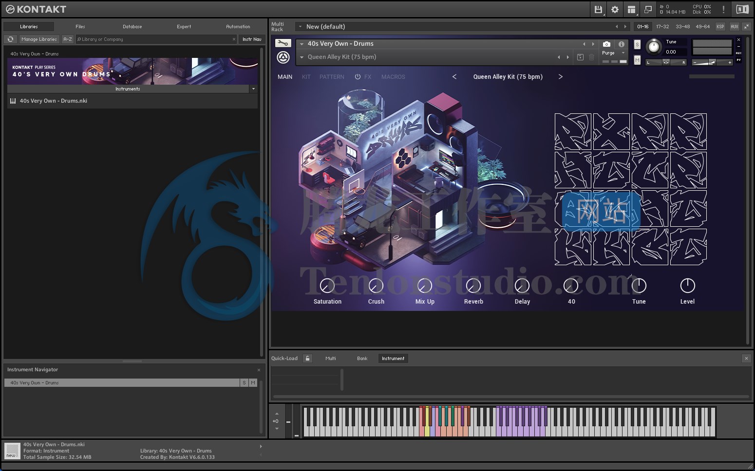 Native Instruments 40´s Very Own Drums (Kontakt) 40年代鼓音色库插图