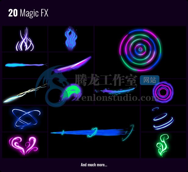 FX Master Cartoon Action Elements – 650个2D动漫卡通能量爆炸流体魔法语音气泡烟雾火花闪电视频模板插图6 FX Master Cartoon Action Elements – 650个2D动漫卡通能量爆炸流体魔法语音气泡烟雾火花闪电视频模板插图6