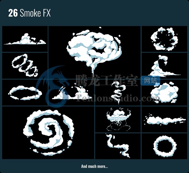 FX Master Cartoon Action Elements – 650个2D动漫卡通能量爆炸流体魔法语音气泡烟雾火花闪电视频模板插图3 FX Master Cartoon Action Elements – 650个2D动漫卡通能量爆炸流体魔法语音气泡烟雾火花闪电视频模板插图3