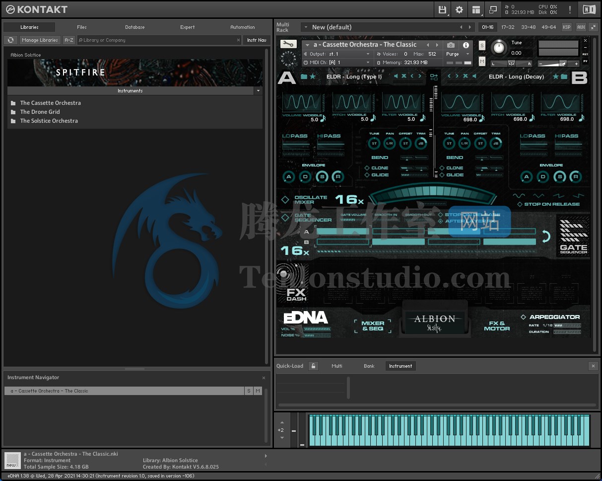 Spitfire Audio Albion Solstice (Kontakt) 现代管弦乐音色库